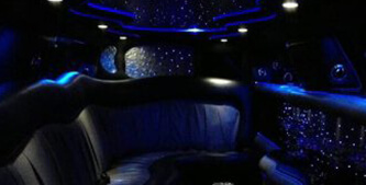 Aspen limousine star gazer lights